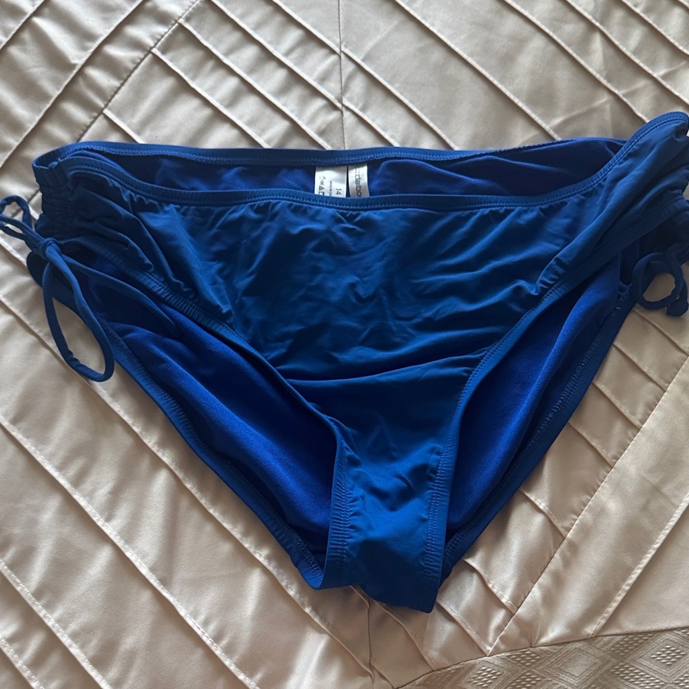 Liz Claiborne Bright Blue Bikini Bottoms